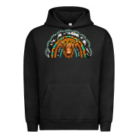Pigment Black turquoise cowhide sunflower headband highland cow Urban Hoodie - Jasminsmagicworld