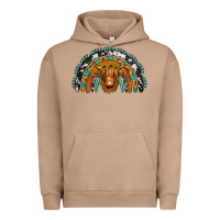 Pigment Burro turquoise cowhide sunflower headband highland cow Urban Hoodie - Jasminsmagicworld