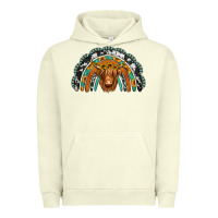 Pigment Pistachio turquoise cowhide sunflower headband highland cow Urban Hoodie - Jasminsmagicworld