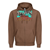 Chestnut hey there cowboy Zipper Hoodie - texasbilliewilder