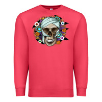 Cardinal Halloween Skeleton Premium Sweatshirt - CowhideDigitalArt