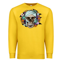 Lemon Halloween Skeleton Premium Sweatshirt - CowhideDigitalArt