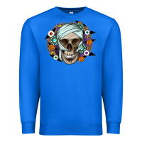 True Royal Halloween Skeleton Premium Sweatshirt - CowhideDigitalArt
