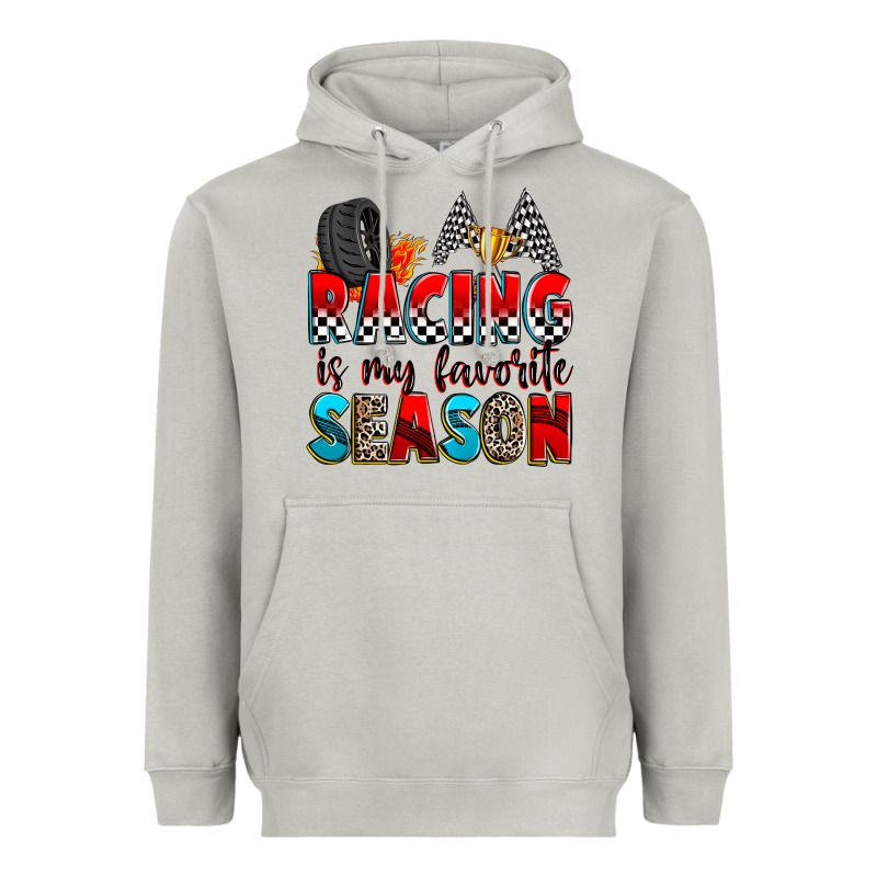 Racing Is My Favorite Season Heavyweight Hoodie by Zillion Design Studio | Teevron