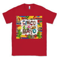 Red Cinco de mayo Classic Tee - RanaPortraitStore