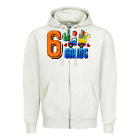 Oatmeal Heather Sixth Grade Zipper Hoodie - RanaPortraitStore