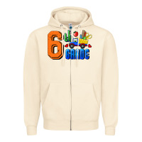 Sandshell Sixth Grade Zipper Hoodie - RanaPortraitStore