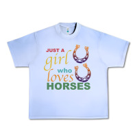 Grape Ice Just a Girl Who Loves Horses Urban Heavy Tee - Bettercallsaul