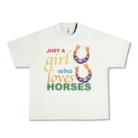 Pistachio Just a Girl Who Loves Horses Urban Heavy Tee - Bettercallsaul