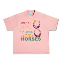 Salmon Just a Girl Who Loves Horses Urban Heavy Tee - Bettercallsaul