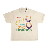 Sandshell Just a Girl Who Loves Horses Urban Heavy Tee - Bettercallsaul