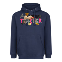 Navy race teacher Heavyweight Hoodie - Zillion Design Studio