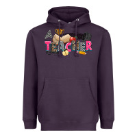 Plum race teacher Heavyweight Hoodie - Zillion Design Studio
