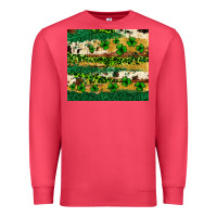 Cardinal St. Patrick's Day leopard cowhide shamrock tumbler Premium Sweatshirt - Neo Western