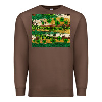 Chestnut St. Patrick's Day leopard cowhide shamrock tumbler Premium Sweatshirt - Neo Western