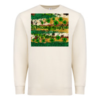 Sandshell St. Patrick's Day leopard cowhide shamrock tumbler Premium Sweatshirt - Neo Western