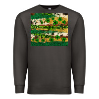 Smoke St. Patrick's Day leopard cowhide shamrock tumbler Premium Sweatshirt - Neo Western