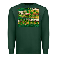 Sports Green St. Patrick's Day leopard cowhide shamrock tumbler Premium Sweatshirt - Neo Western