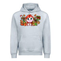 Heather Grey Joy unicorn Christmas Urban Hoodie - NancyCooperArtShop