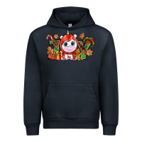 Navy Joy unicorn Christmas Urban Hoodie - NancyCooperArtShop