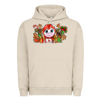Pigment French Oak Joy unicorn Christmas Urban Hoodie - NancyCooperArtShop