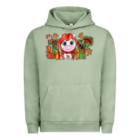 Pigment Oil Green Joy unicorn Christmas Urban Hoodie - NancyCooperArtShop