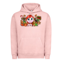 Pigment Salmon Joy unicorn Christmas Urban Hoodie - NancyCooperArtShop
