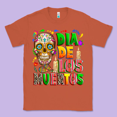 Dia De Los Muertos Classic Tee Designed By Ranaportraitstore