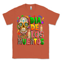 Copper Dia de los muertos Classic Tee - RanaPortraitStore