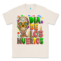 Natural Dia de los muertos Classic Tee - RanaPortraitStore