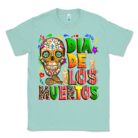 Seafoam Dia de los muertos Classic Tee - RanaPortraitStore