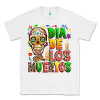 White Dia de los muertos Classic Tee - RanaPortraitStore