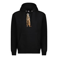Black Meerkat Premium Hoodie - LillyAllenDesigns