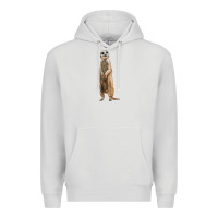 Dove Grey Meerkat Premium Hoodie - LillyAllenDesigns
