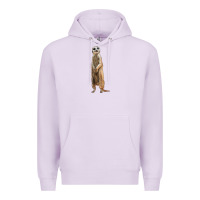 Lilac Meerkat Premium Hoodie - LillyAllenDesigns