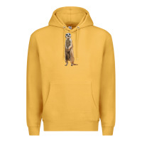 Mustard Meerkat Premium Hoodie - LillyAllenDesigns