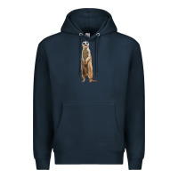 Navy Meerkat Premium Hoodie - LillyAllenDesigns