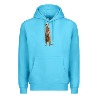 Ocean Blue Meerkat Premium Hoodie - LillyAllenDesigns