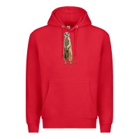 Red Meerkat Premium Hoodie - LillyAllenDesigns