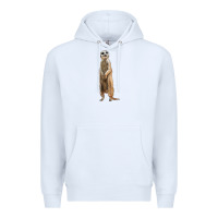 White Meerkat Premium Hoodie - LillyAllenDesigns