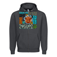 Smoke highland cattle Zipper Hoodie - texasbilliewilder