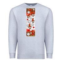 Heather Grey volleyball penwraps Premium Sweatshirt - HRA Design Shop