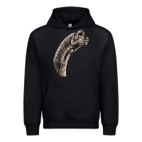 Black brachiosaurus face Urban Hoodie - LillyAllenDesigns