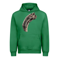 Emerald brachiosaurus face Urban Hoodie - LillyAllenDesigns