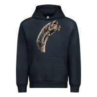 Navy brachiosaurus face Urban Hoodie - LillyAllenDesigns