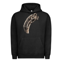 Pigment Black brachiosaurus face Urban Hoodie - LillyAllenDesigns