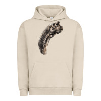 Pigment French Oak brachiosaurus face Urban Hoodie - LillyAllenDesigns