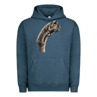 Pigment Midnight Navy brachiosaurus face Urban Hoodie - LillyAllenDesigns