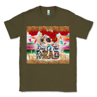 Army Green Day of the dead skeleton Classic Tee - RanaPortraitStore