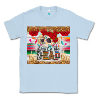 Dusty Blue Day of the dead skeleton Classic Tee - RanaPortraitStore